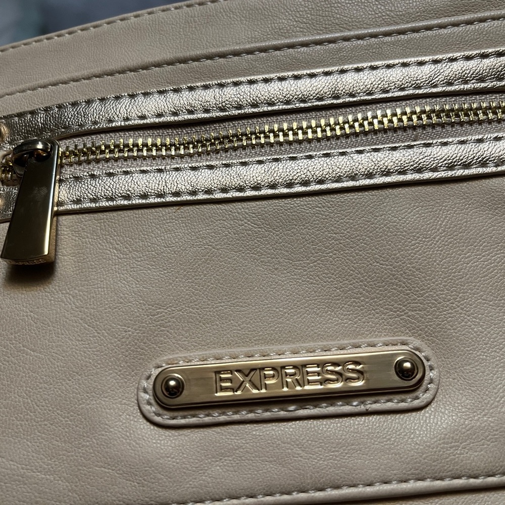 Express Beige Women's Wristlet Bag